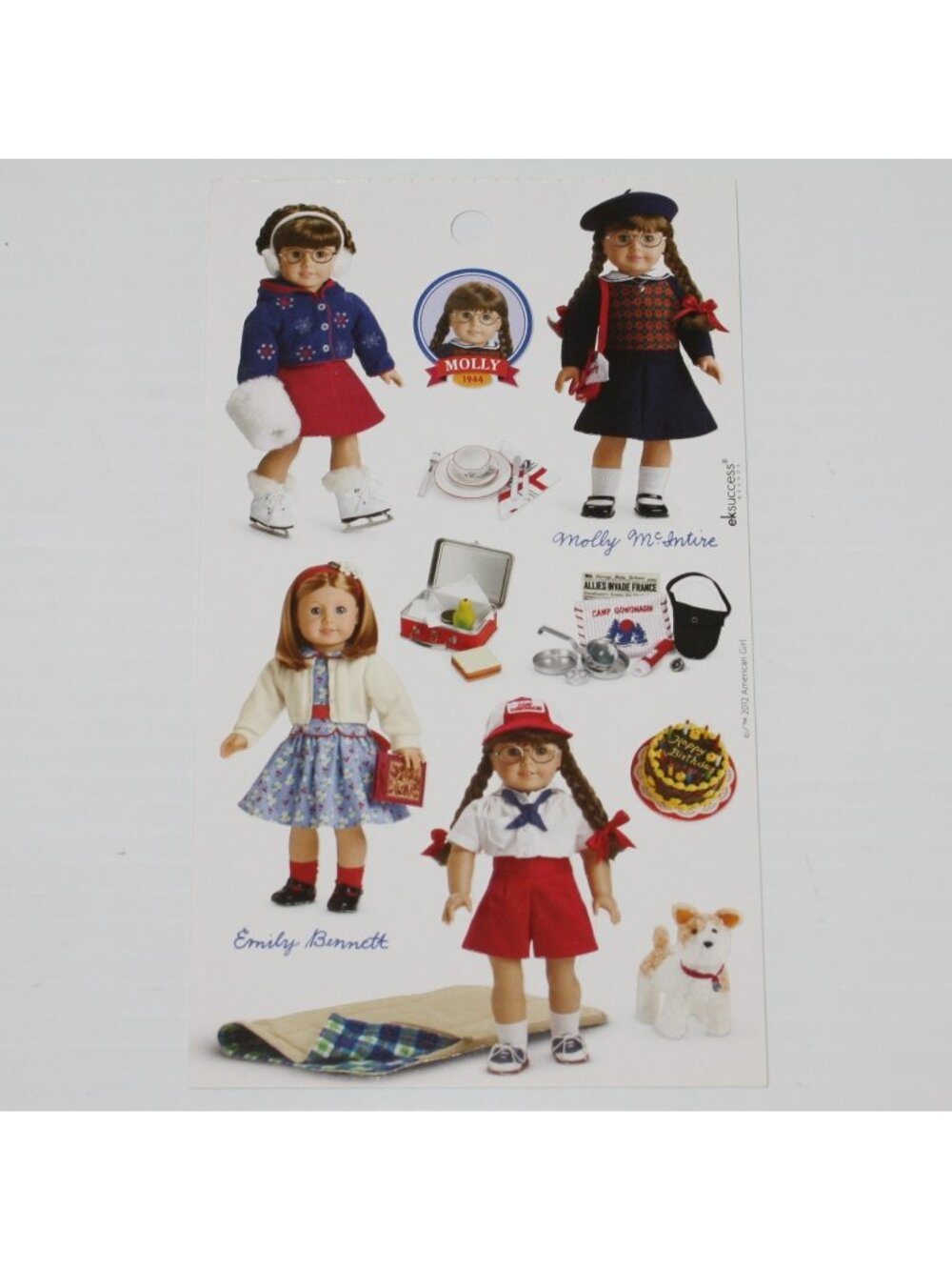 American Girl Molly McIntire Doll Sticker Sheet by EK Success Brands